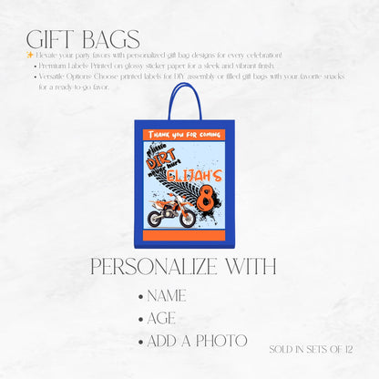 A Little Dirt Never Hurt Dirt Bike Gift Bags