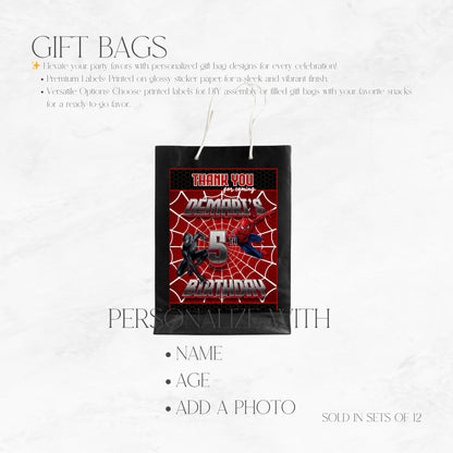 Superman Vs Venom Gift Bags