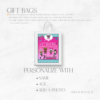 LOL Dolls Gift Bags
