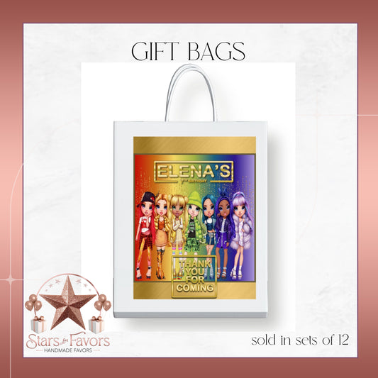 Rainbow High Dolls Gift Bags