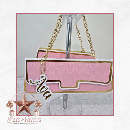 Pink Bows Hershey Purse