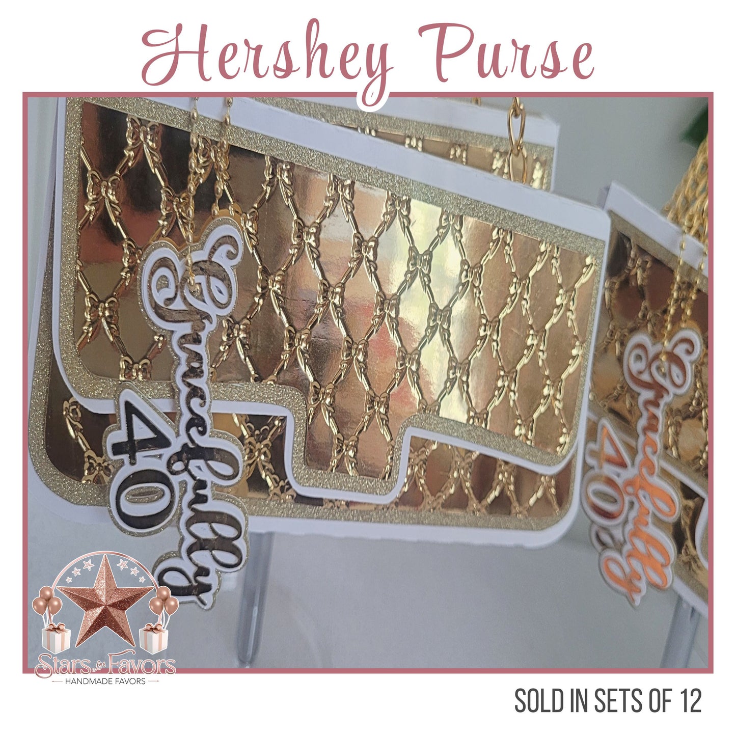 Metallic Hershey Purse