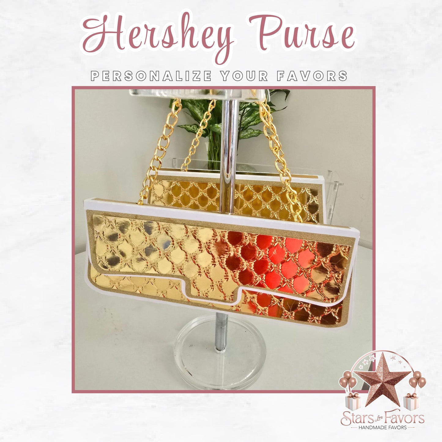 Metallic Hershey Purse