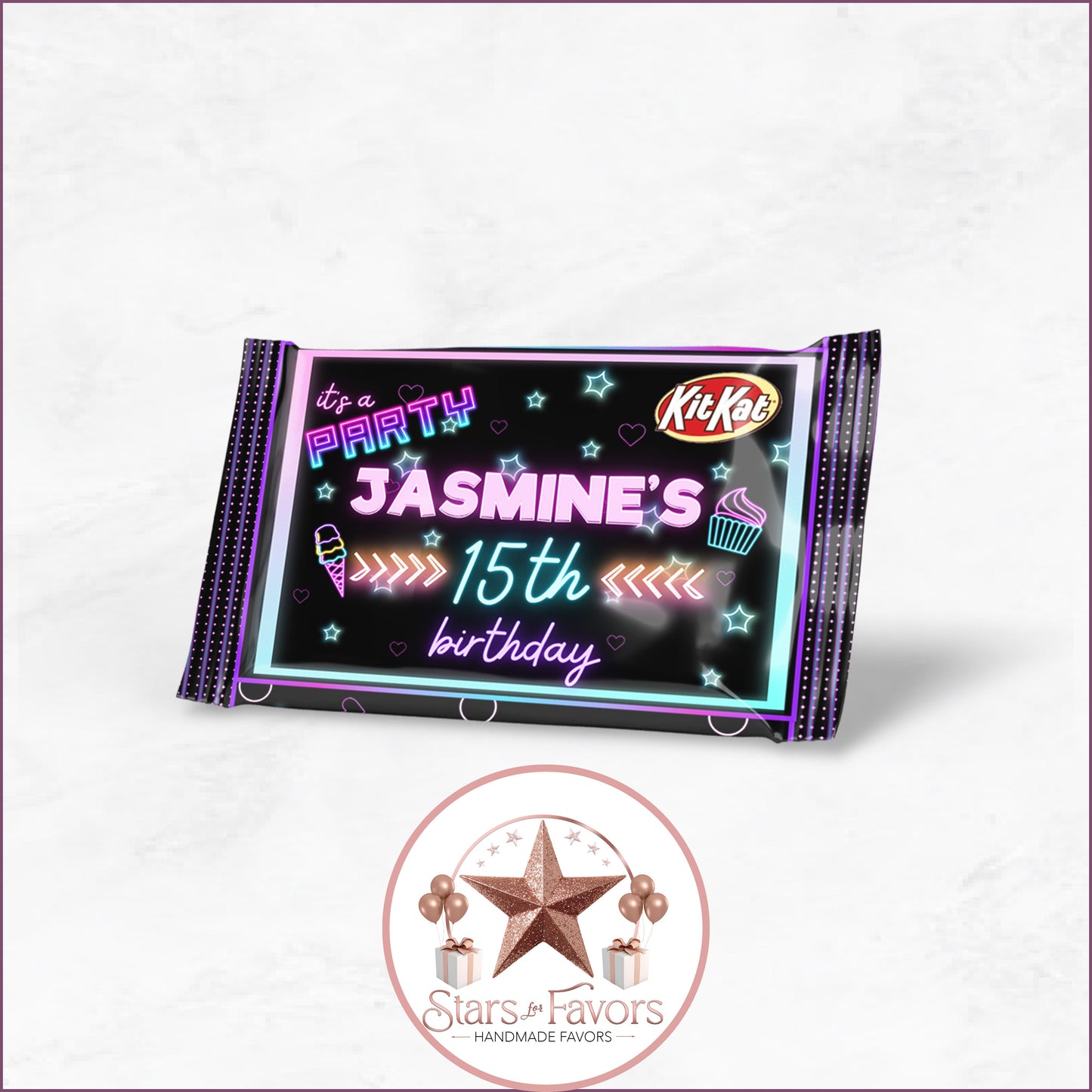 It’s a Party – Neon Birthday Party Favor Collection