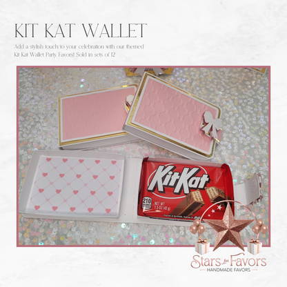 Pink Bows Kit Kat Wallet