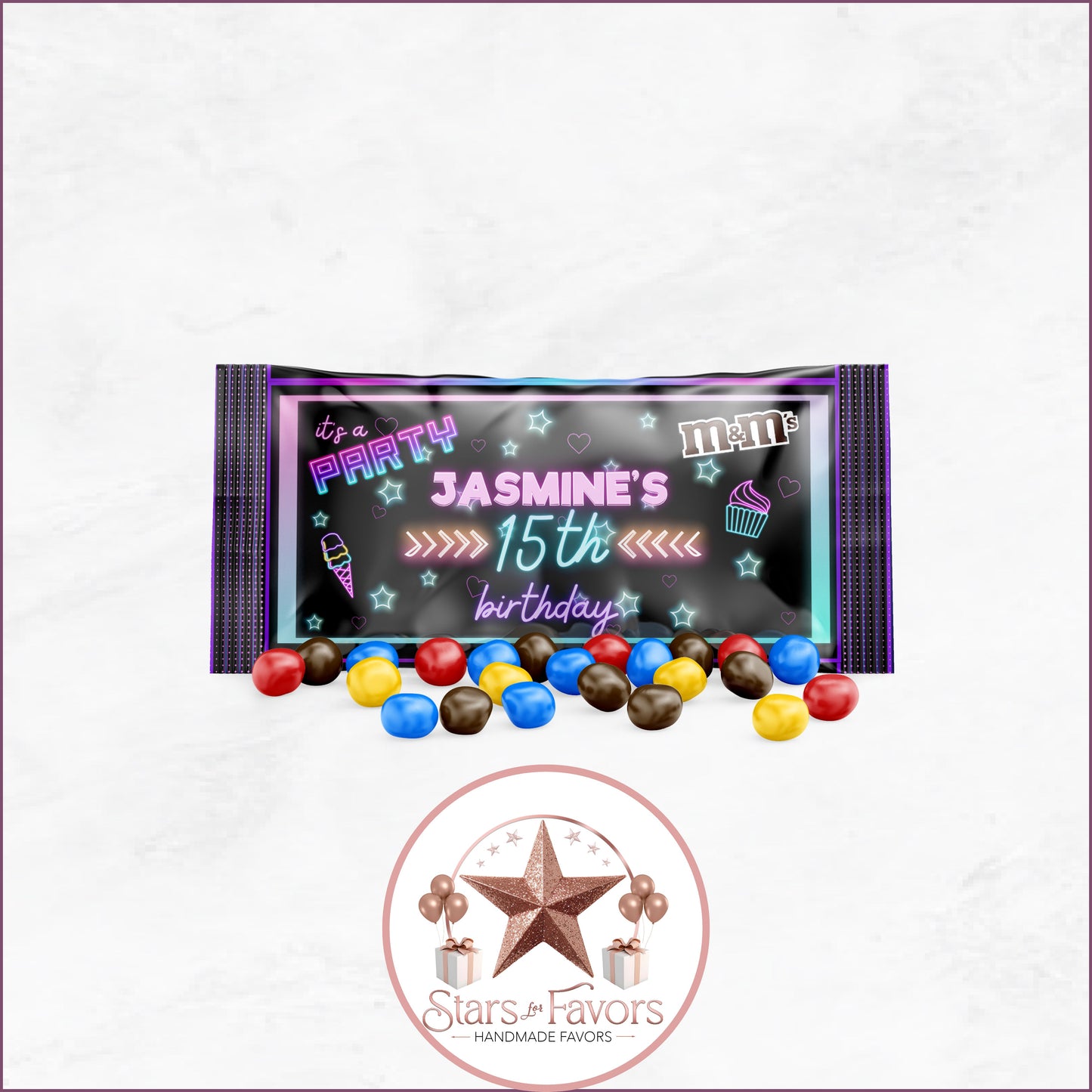 It’s a Party – Neon Birthday Party Favor Collection