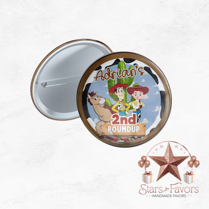 Toy Cowboy Roundup Pins