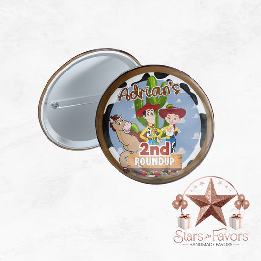 Toy Cowboy Roundup Pins