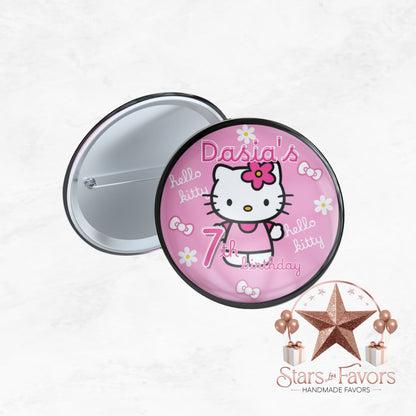Kitty Personalized Pins