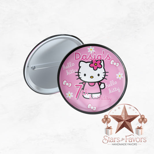 Kitty Personalized Pins