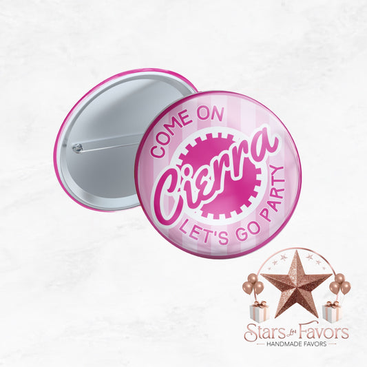 Come On Afro Barbie Pins