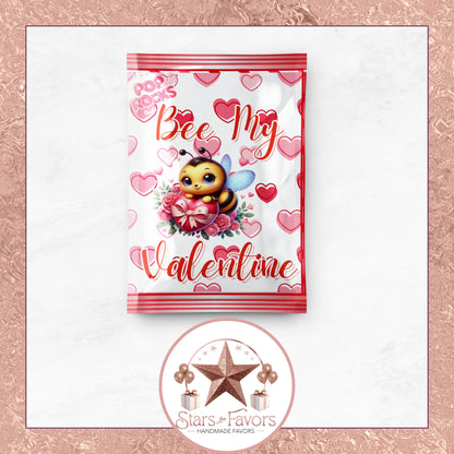Bee My Valentine Party Favors