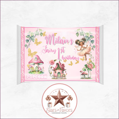 Pink Fairy Garden Party Favor Collection