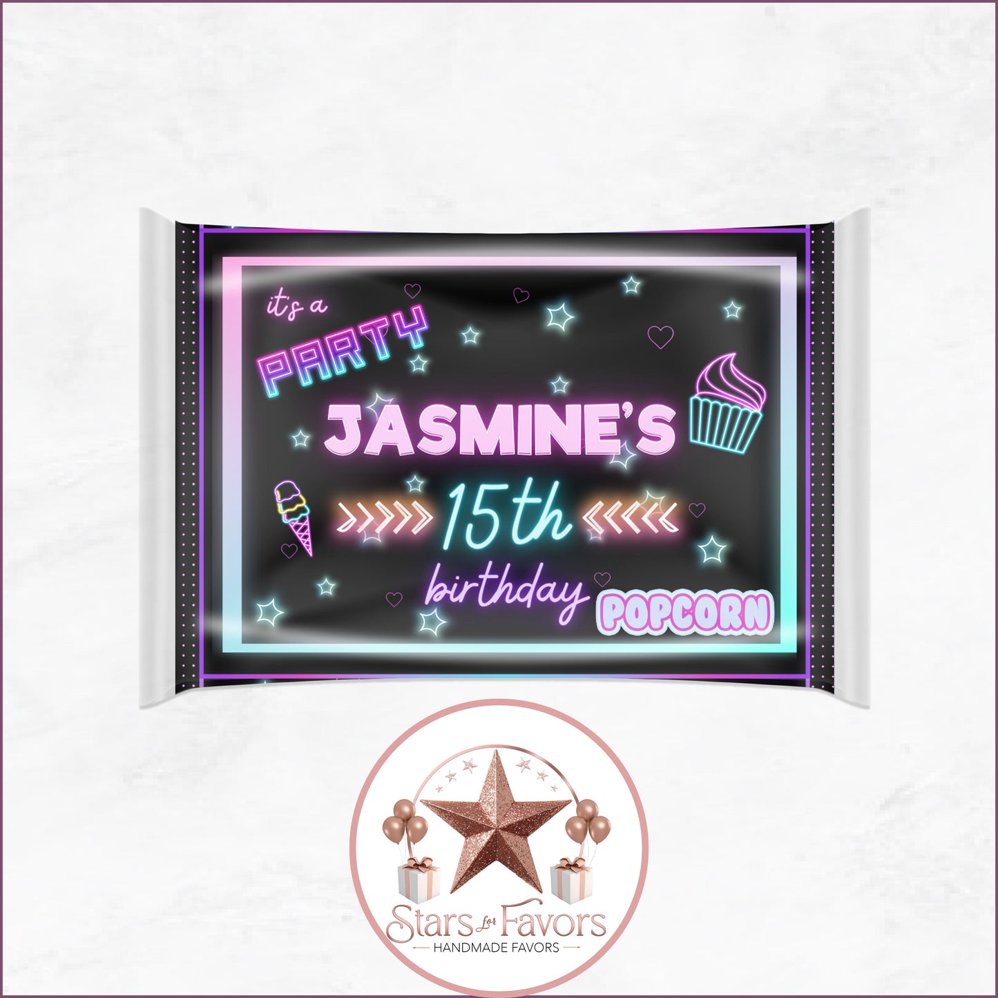 It’s a Party – Neon Birthday Party Favor Collection