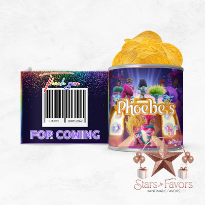 Trolls Band Together Pringles Chip Can