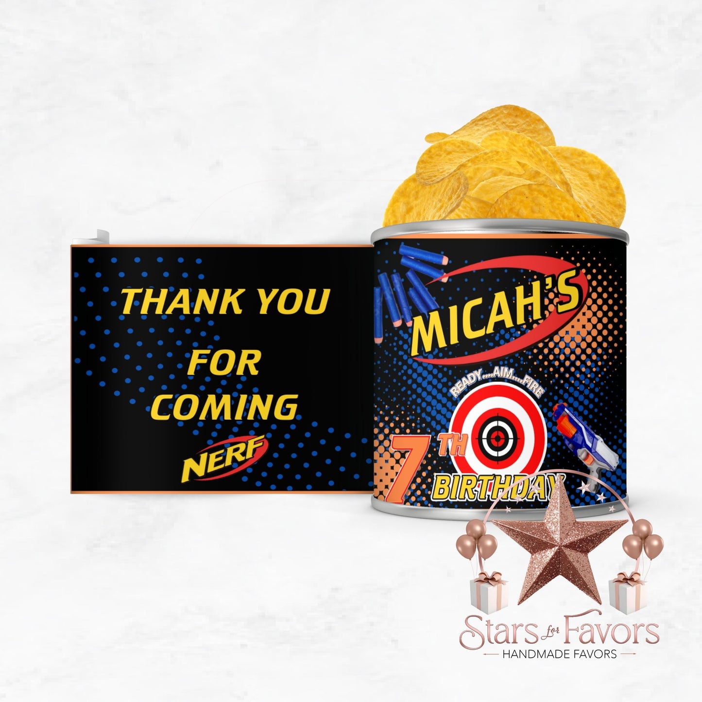 Nerf Ready Aim Fire Pringles Chip Can