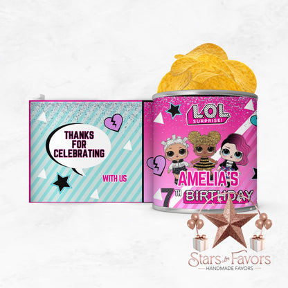 LOL Dolls Pringles Chip Can