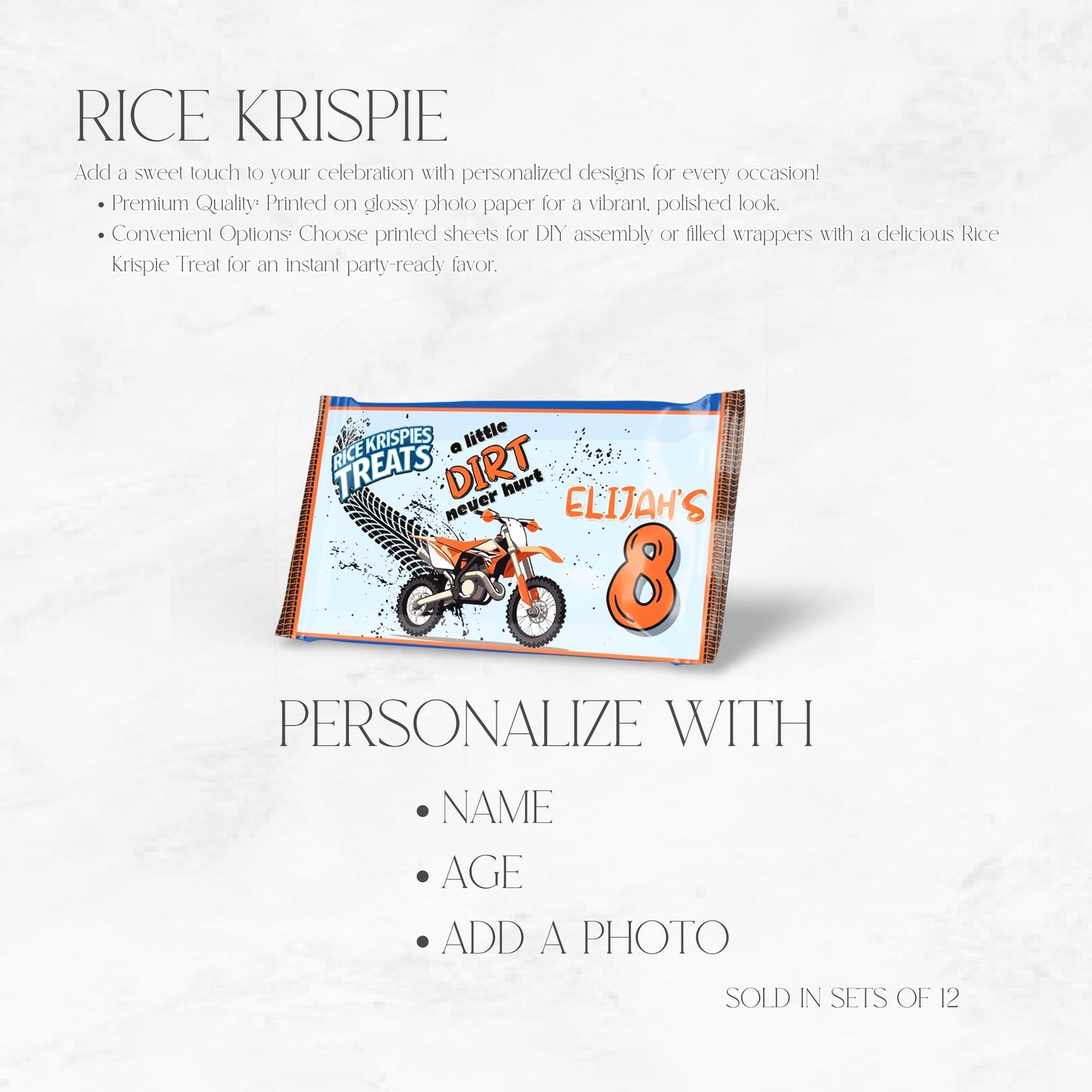 A Little Dirt Never Hurt Rice Krispie Treats
