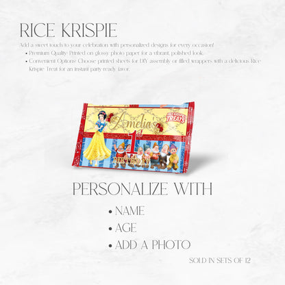 Snow White Rice Krispie Treat