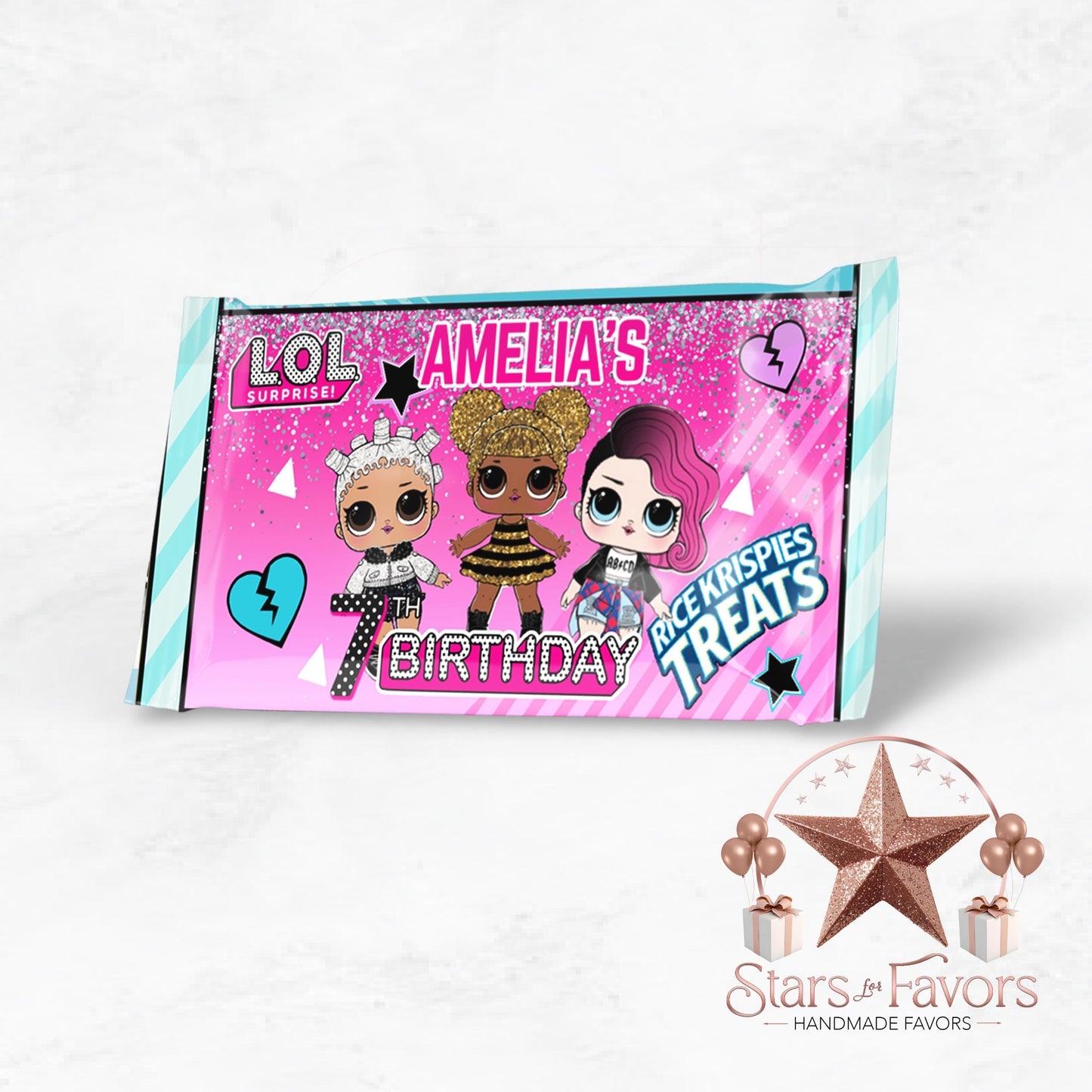 LOL Dolls Rice Krispie Treats