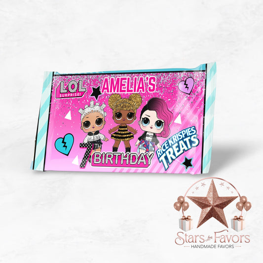 LOL Dolls Rice Krispie Treats