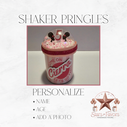 Come On, Let's Go! Afro Barbie Pringles Shaker Tops
