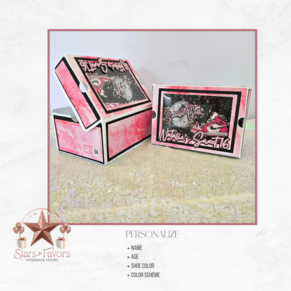 Sneaker Ball Shoe Box Shaker Gift Box