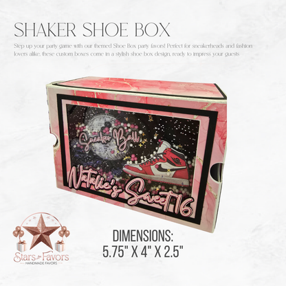Sneaker Ball Shoe Box Shaker Gift Box