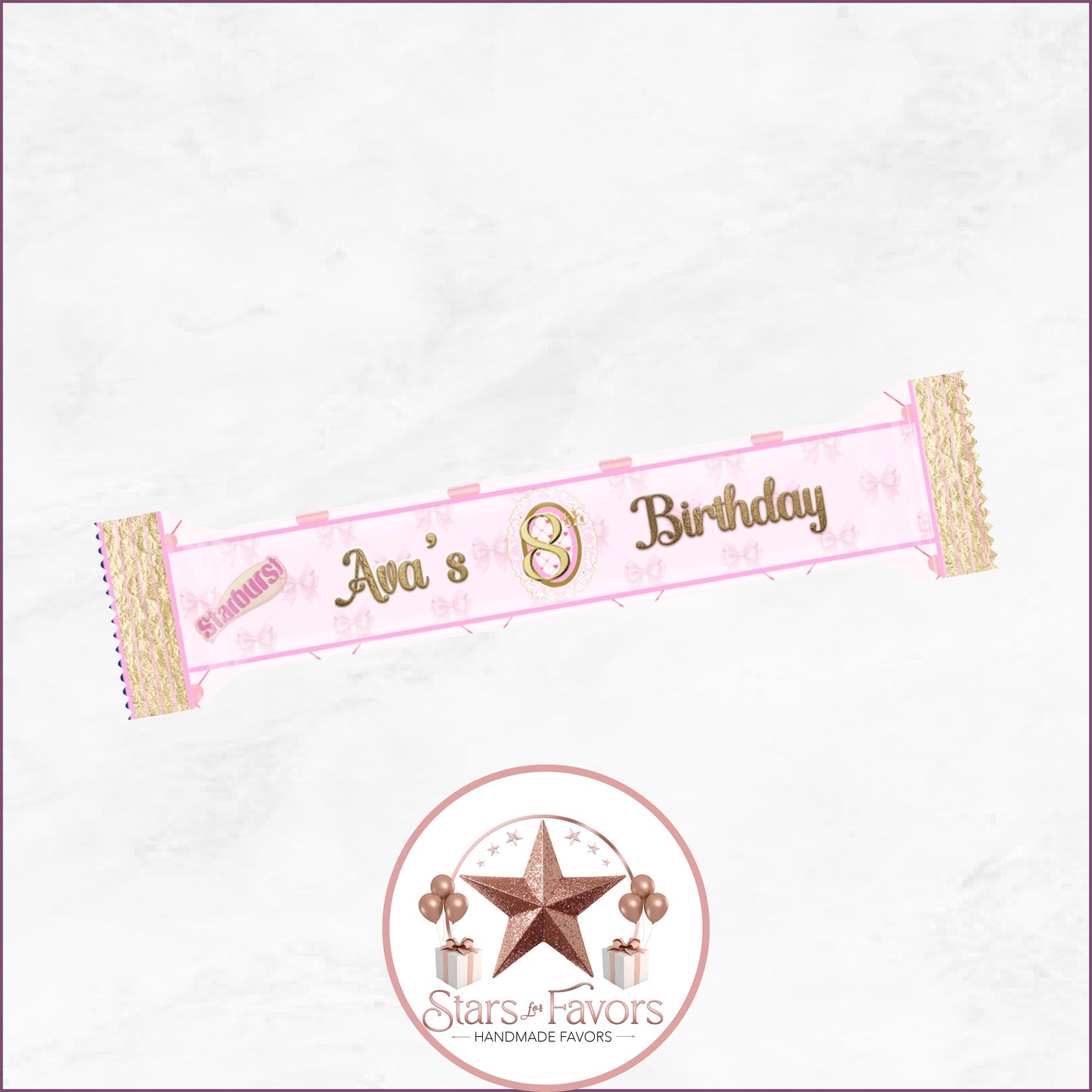 Pink Bow Party Favor Collection