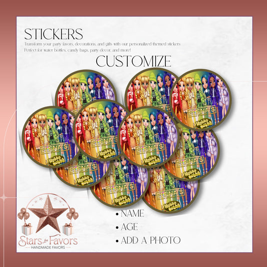 Rainbow High Dolls Stickers