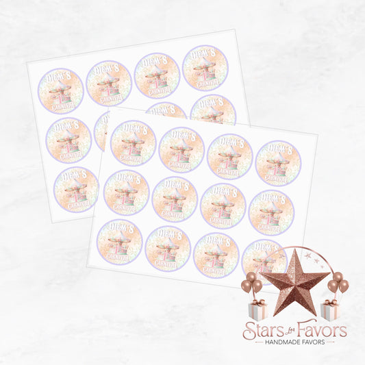 Pastel Carnival Stickers