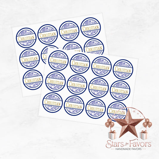 Toile Du Juoy Safari Pink Stickers