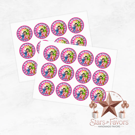 Lilo & Stitch Party Stickers