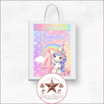 Rainbow Sparkle Unicorn Party Favor Collection