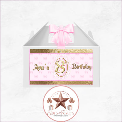 Pink Bow Party Favor Collection