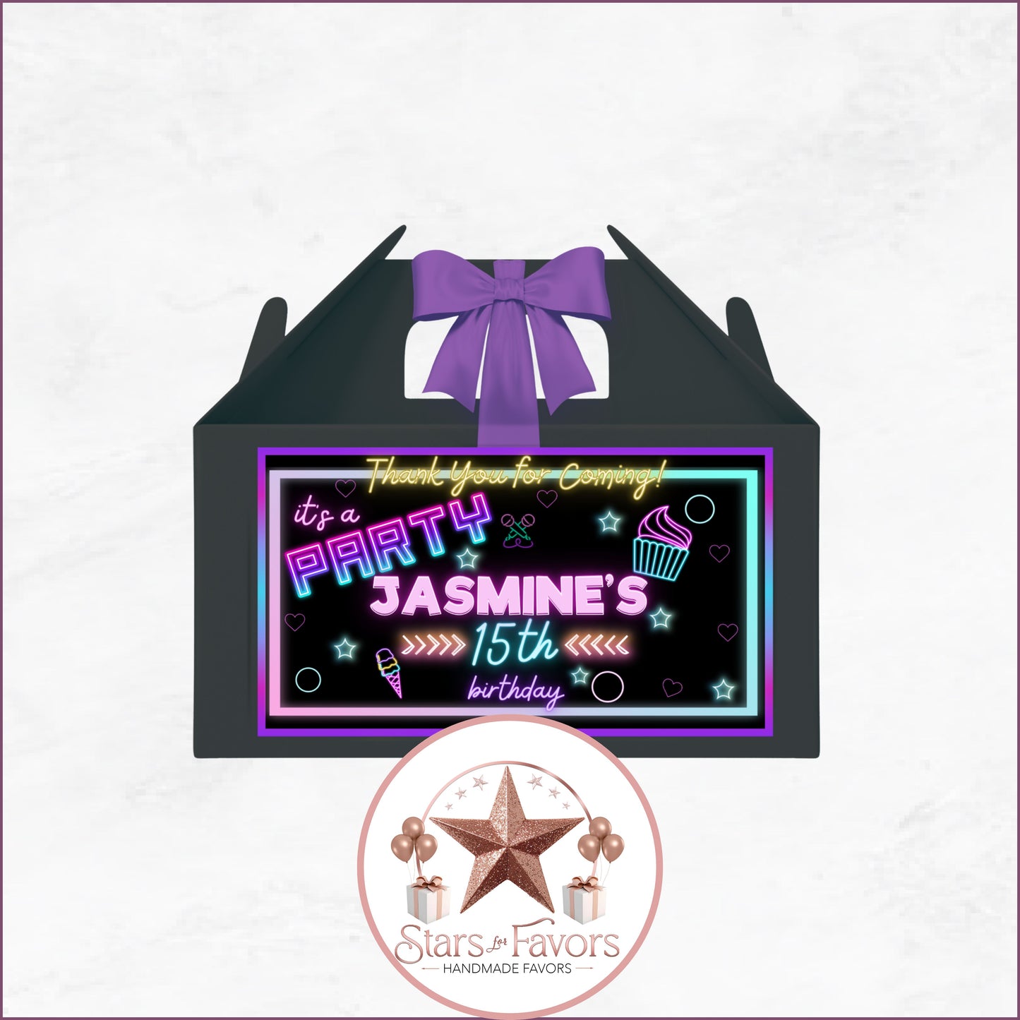 It’s a Party – Neon Birthday Party Favor Collection