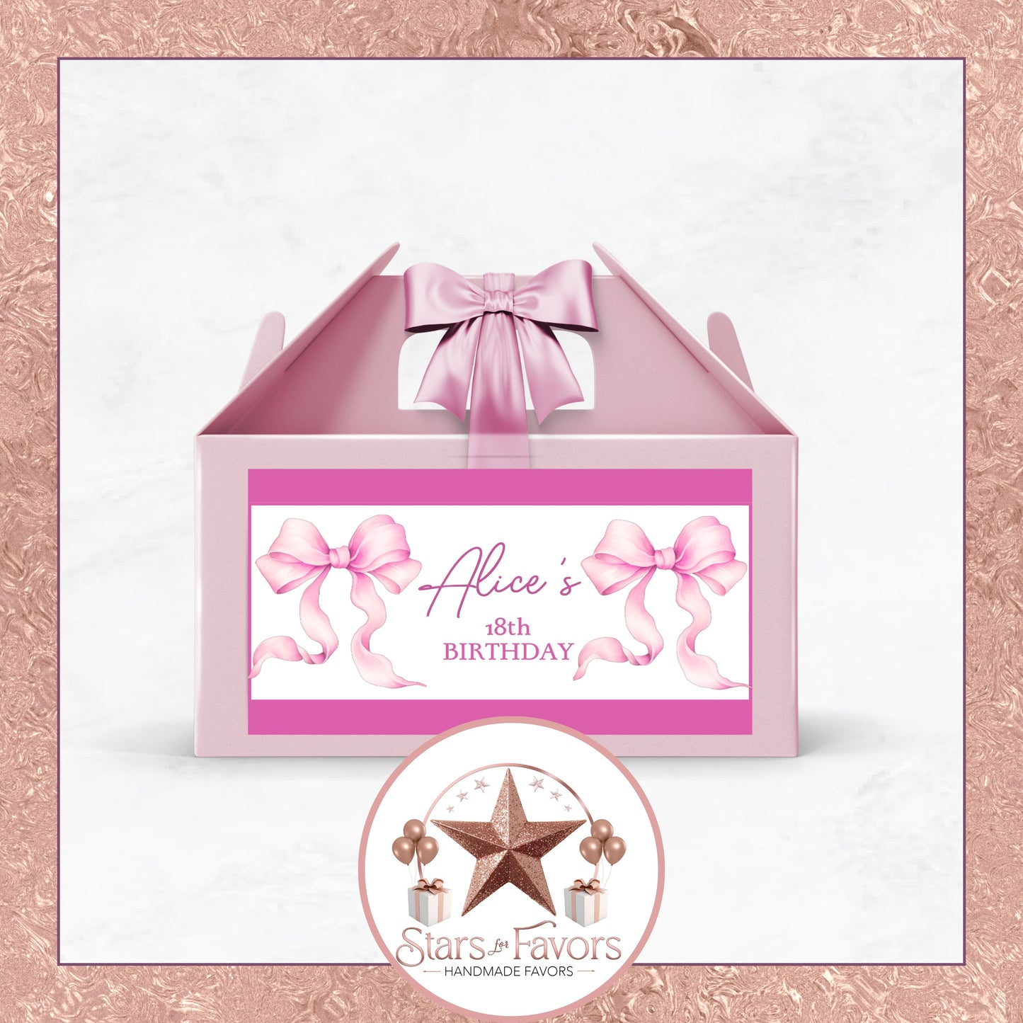 Coquette Pink Bow