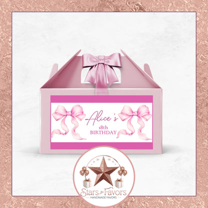 Coquette Pink Bow