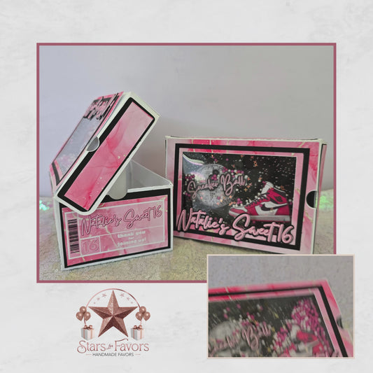 Sneaker Ball Shoe Box Shaker Gift Box